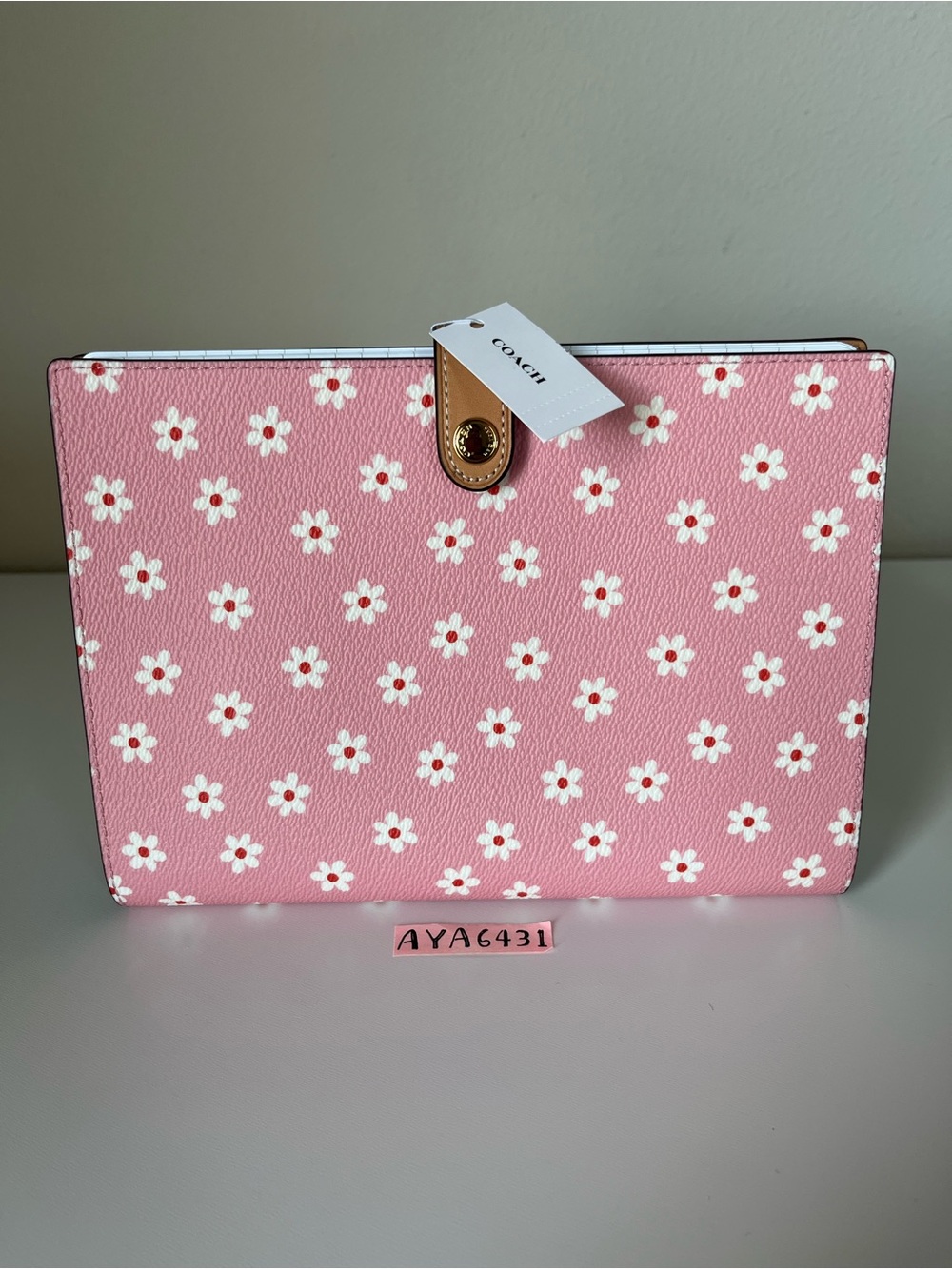 Coach Notebook With Floral Print🌸🌸